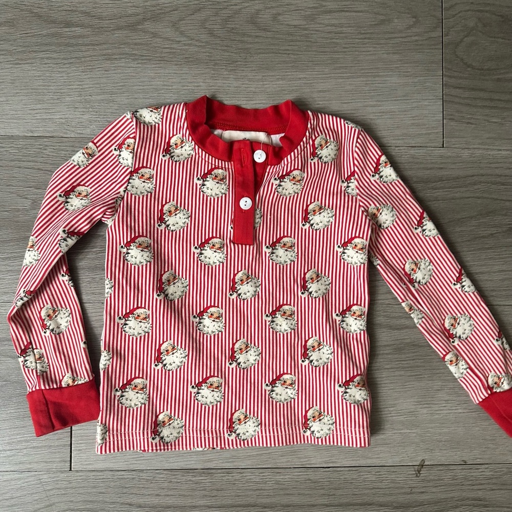 Smockingbird Santa top - size 2T